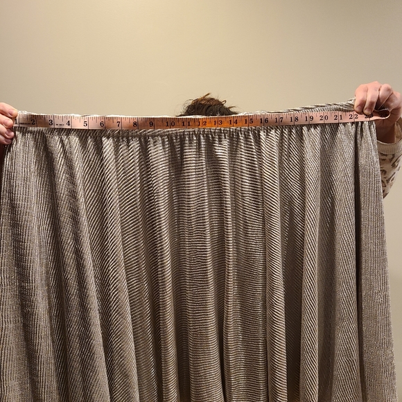 NWT Halston Heritage size XL Silver Metallic Evening Dress Cocktail - Picture 12 of 12